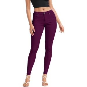 imageHybrid ampamp Company Womens Butt Lift Stretch Denim JeansP37360maroon