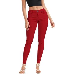 imageHybrid ampamp Company Womens Butt Lift Stretch Denim JeansRed