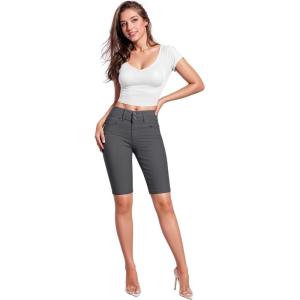 imageHybrid ampamp Company Womens Butt Lift V2 Super Comfy Stretch Denim Skinny JeansBermudagun Metal