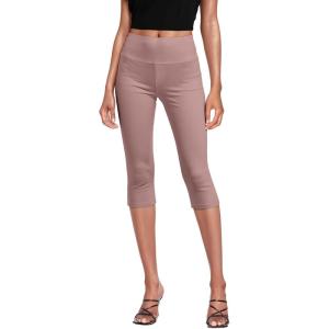 imageHybrid ampamp Company Womens Super Comfy Stretch Pull On Millennium Twill Capri ShortsCaprirose