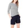 imageHybrid ampamp Company Womens Bermuda Walking Shorts Stretch 7 inch Inseam Super ComfyTwillnavy