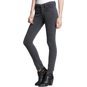 imageHybrid ampamp Company Super Comfy Stretch Women 5 Pockets Corduroy Skinny PantsCharcoal Grey