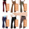 imageHybrid ampamp Company Super Comfy Stretch Women 5 Pockets Corduroy Boot Cut PantsP21951blnavy