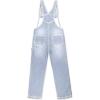 imageHybrid ampamp Company Women Denim Shorts Rompers Sleeveless Adjustable Strap Overalls Cross Back JumpsuitPvj156999lightwash