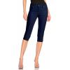 imageHybrid ampamp Company Womens Butt Lift Super Comfy Stretch Denim Capri Short JeansDenim Indigo