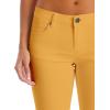 imageHybrid ampamp Company Womens Butt Lift Super Comfy Stretch Denim Capri Short JeansMustard
