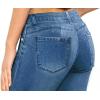 imageHybrid ampamp Company Womens Butt Lift Super Comfy Stretch Denim Capri Short JeansRippedmedium Was