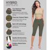 imageHybrid ampamp Company Womens Butt Lift V2 Super Comfy Stretch Denim Bermuda Shorts CapriCapriolive