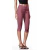 imageHybrid ampamp Company Womens Super Stretch Causal Pull On Millennium Twill Bermuda ShortsCaprimauve