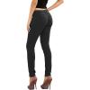 imageLexi Womens Super Comfy Stretch Denim Skinny JeansButt Lifting10black