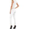 imageLexi Womens Super Comfy Stretch Denim Skinny JeansButt Lifting10white