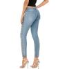 imageLexi Womens Super Comfy Stretch Denim Skinny JeansP44172bplight Wash