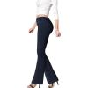 imageHybrid ampamp Company Super Comfy Stretch Women 5 Pockets Corduroy Boot Cut PantsP21951blnavy