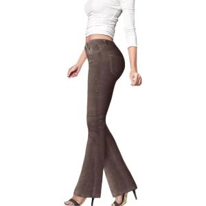 imageHybrid ampamp Company Super Comfy Stretch Women 5 Pockets Corduroy Boot Cut PantsP21951blbrown