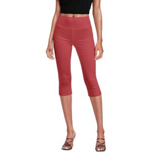 imageHybrid ampamp Company Womens Super Stretch Causal Pull On Millennium Twill Bermuda ShortsCapricoral