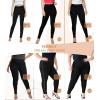 imageHybrid ampamp Company Womens Casual Leggings Elastic Waistband Skinny PantsP47909skblack