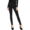 imageHybrid ampamp Company Womens Casual Leggings Elastic Waistband Skinny PantsP47917skblackWhit