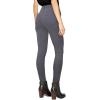 imageHybrid ampamp Company Womens Classic Denim Mid Rise Skinny Jeans Super Stretch PantsGunmetal