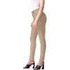 imageHybrid ampamp Company Womens Classic Denim Mid Rise Skinny Jeans Super Stretch PantsKhaki