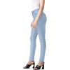 imageHybrid ampamp Company Womens Classic Denim Mid Rise Skinny Jeans Super Stretch PantsLight Wash