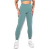 imageHybrid ampamp Company Womens High Waisted Yoga Active Tight Running Biker Gym Shorts ampamp Full Length LeggingsLeggingsblue Grey