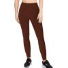 imageHybrid ampamp Company Womens High Waisted Yoga Active Tight Running Biker Gym Shorts ampamp Full Length LeggingsLeggingsdark Brown
