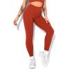 imageHybrid ampamp Company Womens High Waisted Yoga Active Tight Running Biker Gym Shorts ampamp Full Length LeggingsLeggingsred