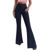 imageHybrid ampamp Company Womens Super Comfy Flowy Wide Leg Palazzo Pants Made in USA8826navy