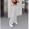 imageHybrid ampamp Company Womens Super Comfy Flowy Wide Leg Palazzo Pants Made in USAHeather Beige