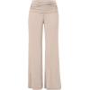 imageHybrid ampamp Company Womens Super Comfy Flowy Wide Leg Palazzo Pants Made in USAKhaki