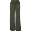 imageHybrid ampamp Company Womens Super Comfy Flowy Wide Leg Palazzo Pants Made in USAOlive
