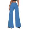 imageHybrid ampamp Company Womens Super Comfy Flowy Wide Leg Palazzo Pants Made in USAPowderblue