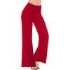 imageHybrid ampamp Company Womens Super Comfy Flowy Wide Leg Palazzo Pants Made in USARed