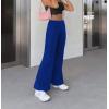 imageHybrid ampamp Company Womens Super Comfy Flowy Wide Leg Palazzo Pants Made in USARoyal
