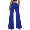 imageHybrid ampamp Company Womens Super Comfy Flowy Wide Leg Palazzo Pants Made in USARoyal