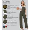 imageHybrid ampamp Company Womens Super Comfy Stretch Denim jumpsuit Pants OverallsArmygreen