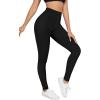 imageHybrid ampamp Company Womens High Waisted Yoga Active Tight Running Biker Gym Shorts ampamp Full Length LeggingsLeggingsblack