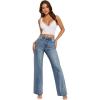 imageHybrid ampamp Company Womens Wide Leg High Rise Super Comfy Stretch Denim Pants Trendy Relaxed Fit Jeans with PocketsTint