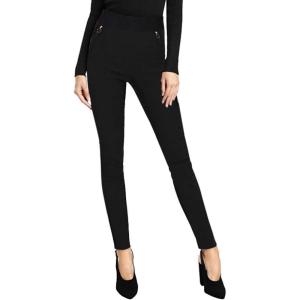 imageHybrid ampamp Company Womens Casual Leggings Elastic Waistband Skinny PantsP47910skblack