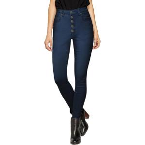 imageHybrid ampamp Company Womens Classic Denim Mid Rise Skinny Jeans Super Stretch PantsDark Wash