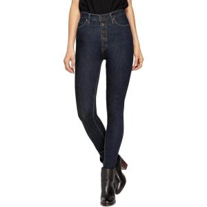 imageHybrid ampamp Company Womens Classic Denim Mid Rise Skinny Jeans Super Stretch PantsIndigo