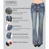 imageHybrid ampamp Company Womens Slim Boot Cut Stretch PantsJeggingpotassiumwash