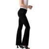 imageHybrid ampamp Company Womens Slim Boot Cut Stretch PantsTwillblack