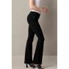 imageHybrid ampamp Company Womens Slim Boot Cut Stretch PantsTwillblack