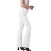 imageHybrid ampamp Company Womens Slim Boot Cut Stretch PantsTwillwhite