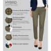 imageHybrid ampamp Company Womens Ultra Comfy Stretch Slim Fit Trousers Chino Pants with PocketOlive