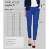 imageHybrid ampamp Company Womens Ultra Comfy Stretch Slim Fit Trousers Chino Pants with PocketRoyal
