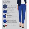 imageHybrid ampamp Company Womens Ultra Comfy Stretch Slim Fit Trousers Chino Pants with PocketRoyal