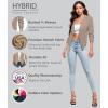 image:imageHybrid amp Company Lightweight Open Front Cardigan Classic Ruched Sleeve Work Office Blazer Suit JacketsBeige