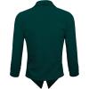 image:imageHybrid amp Company Lightweight Open Front Cardigan Classic Ruched Sleeve Work Office Blazer Suit JacketsHuntergreen